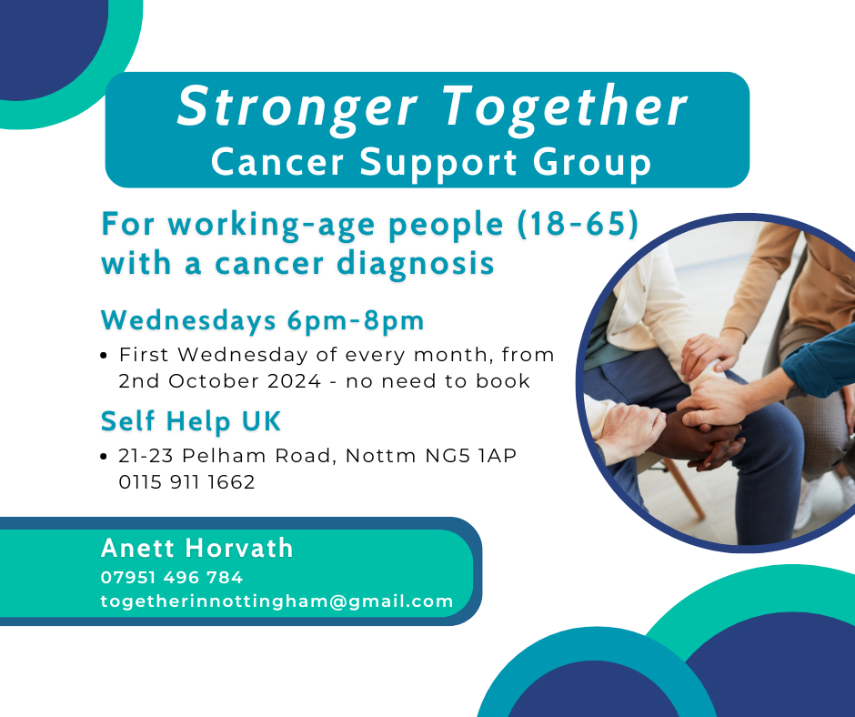 Support Group For Working Age People With Cancer Final